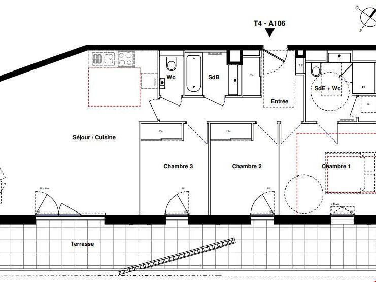 Vente Appartement Rennes - 3 chambres