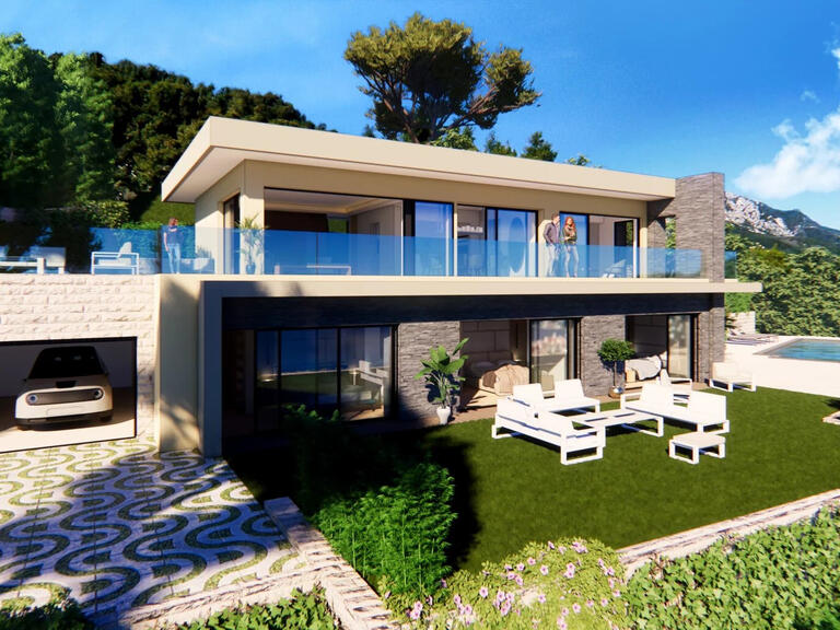 Villa Roquebrune-Cap-Martin - 4 chambres - 277m²