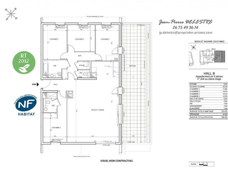 Apartment Saint-Nazaire-les-Eymes - 4 bedrooms