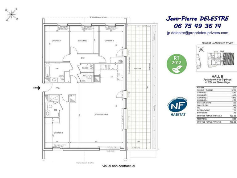 Appartement Saint-Nazaire-les-Eymes - 4 chambres