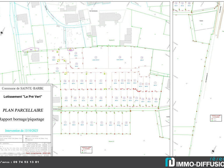 Land Sainte-Barbe - 1600m²