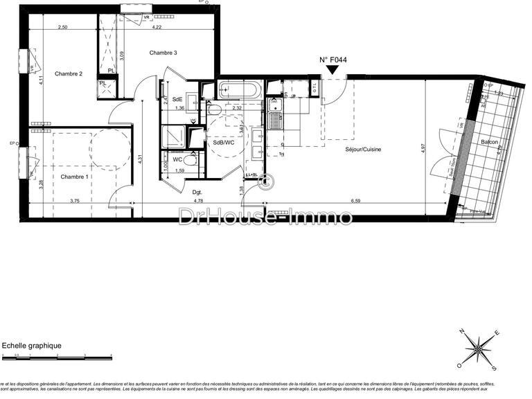 Appartement Suresnes - 3 chambres - 91m²