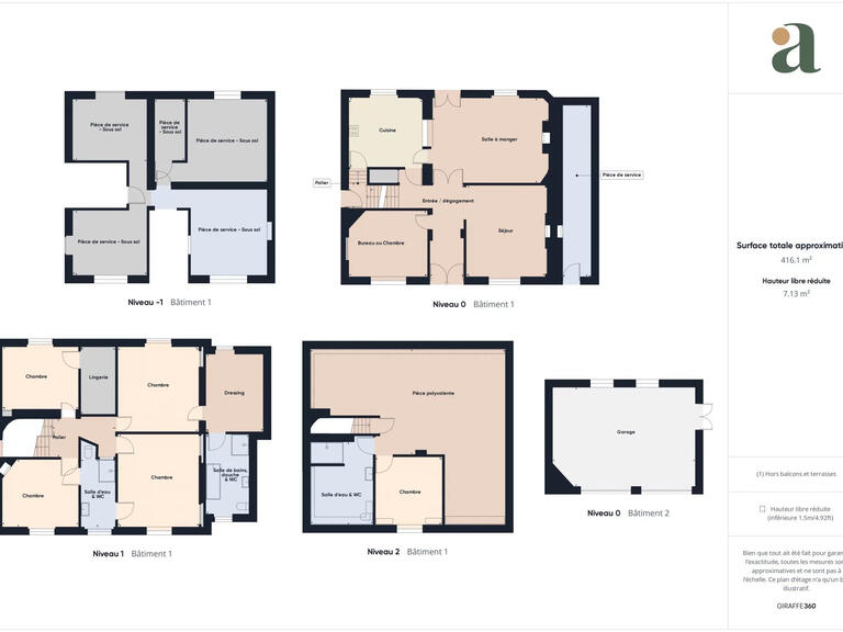 Maison Villeneuve-sur-Yonne - 5 chambres - 416m²