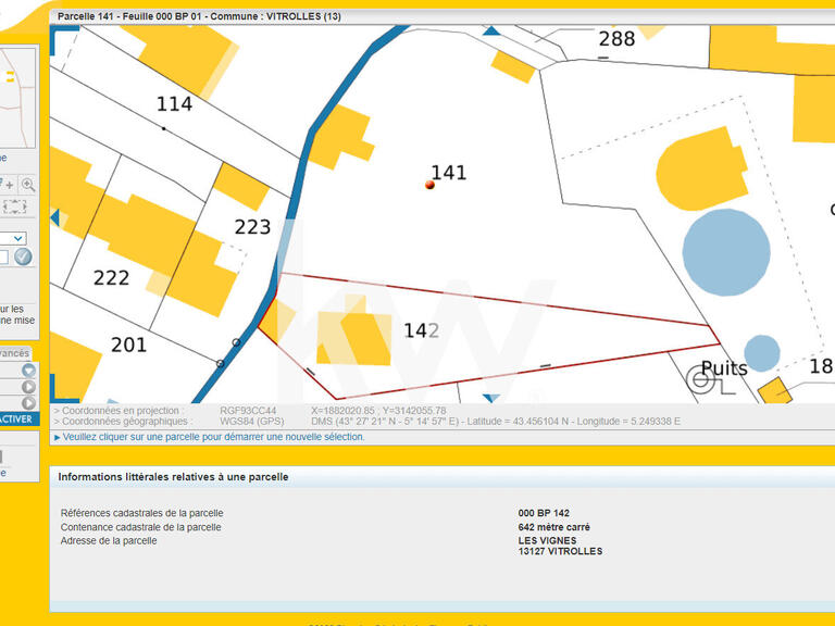 Terrain Vitrolles - 2050m²